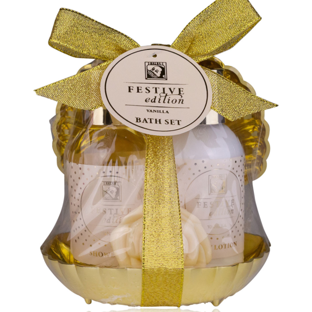 🌟 Bath Set FESTIVE EDITION – Vanilla ✨