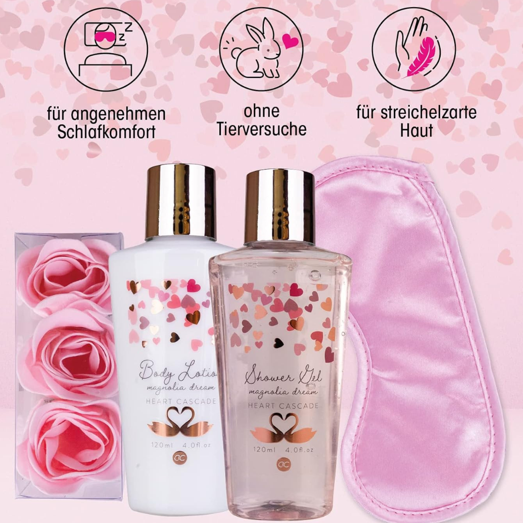 Bath Set HEART CASCADE – Αγάπη, Άρωμα & Λάμψη σε κάθε στιγμή! 💖✨ - Image 3