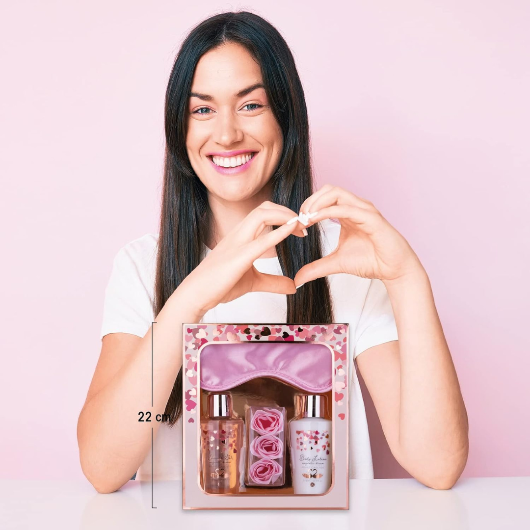 Bath Set HEART CASCADE – Αγάπη, Άρωμα & Λάμψη σε κάθε στιγμή! 💖✨ - Image 2