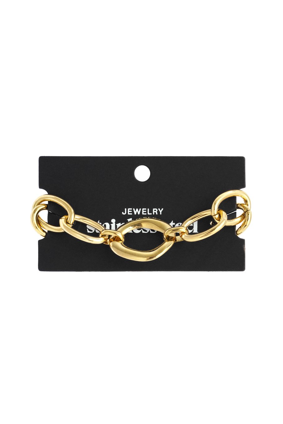 Stainless Steel Chain Bracelet: Ο Δυναμισμός της Χρυσής Αλυσίδας! 💫 - Image 3