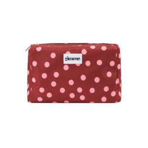Makeup Bag Polka Dots-Κόκκινο (Red)