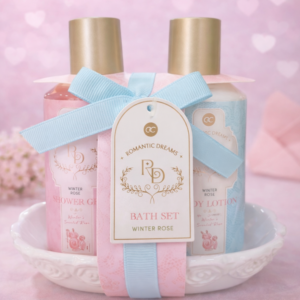 🌹 Bath Set ROMANTIC DREAMS – Winter Rose 🌹