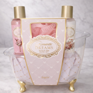 🌸 Bath Set ROMANTIC DREAMS – Tea Rose & Velvet 💖