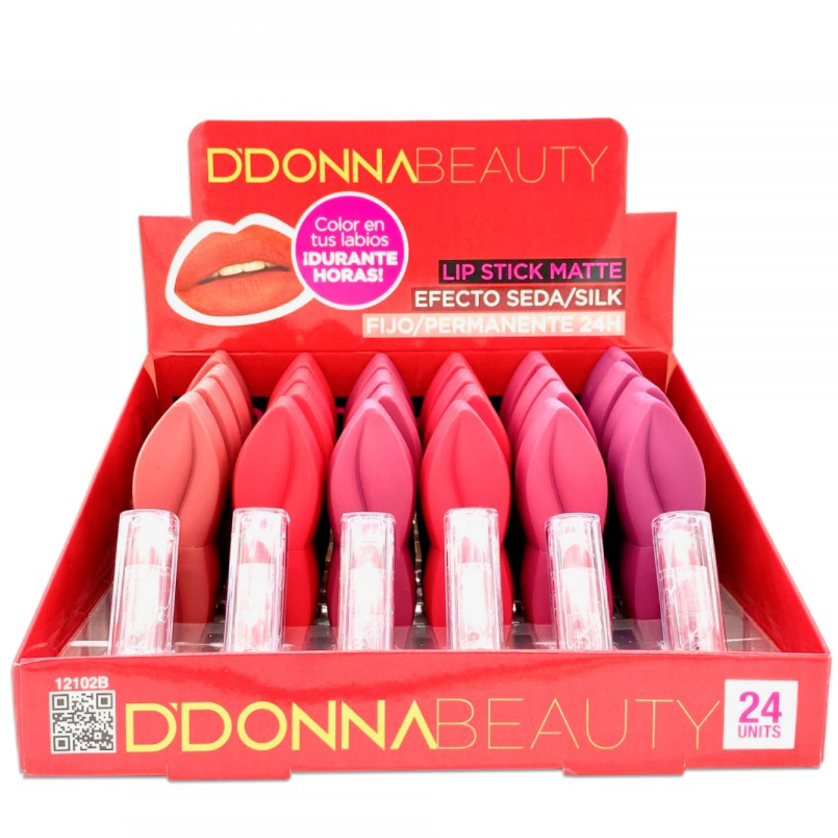 Ματ κραγιόν D'DONNA BEAUTY για γυναίκες που τολμούν, χαρίζοντας κομψότητα και δυναμισμό.