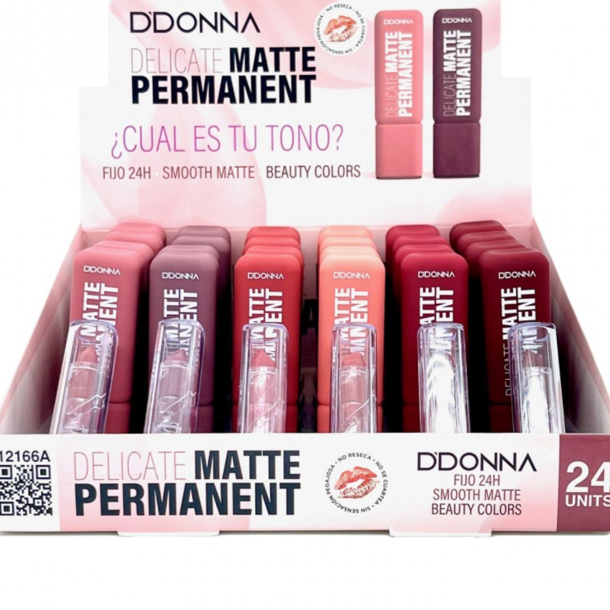συσκευασία κραγιόν ddonna delicate matte permanent