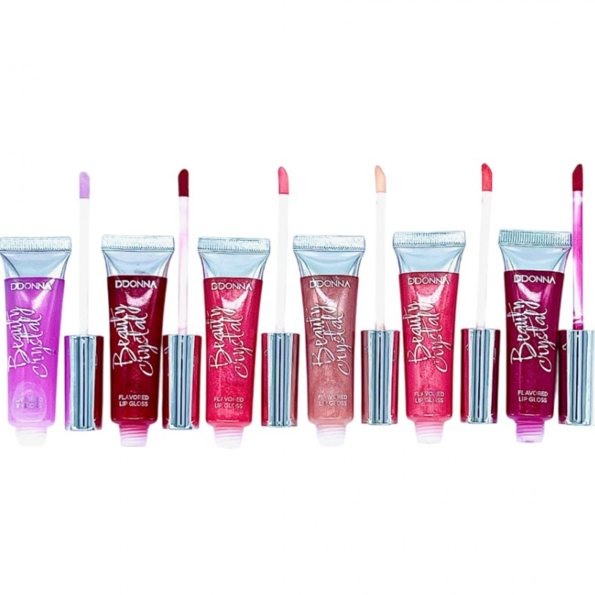 Lip Gloss Beauty Crystal A – Αποχρώσεις με ανοιχτό καπάκι & applicator