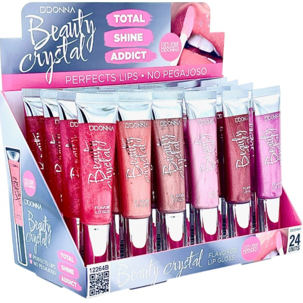 lip gloss beauty crystal b ddonna σετ αποχρώσεων