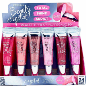lip gloss beauty crystal b συσκευασία προβολής ddonna