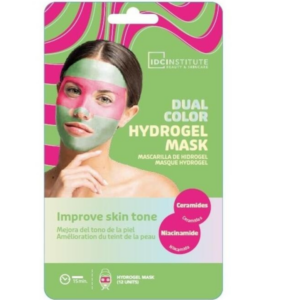 IDC Dual Color Hydrogel Mask με κεραμίδια και νιασιναμίδη