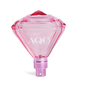 AQC Pink Diamond perfume bottle close up