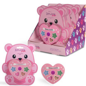 XPLOTE FUN Lovely Bear παιδική παλέτα μακιγιάζ με σχήματα
