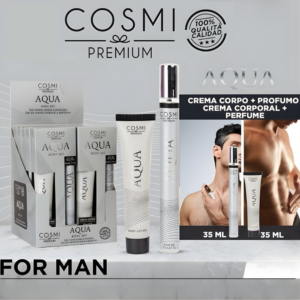 AQUA For Man COSMI PREMIUM σετ αρώματος και κρέμας σώματος