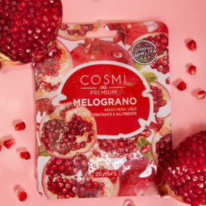 Μάσκα προσώπου με ρόδι και υαλουρονικό