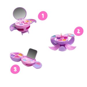 Παιδική πτυσσόμενη παλέτα μακιγιάζ Martinelia Little Unicorn σε μορφή μπάλας