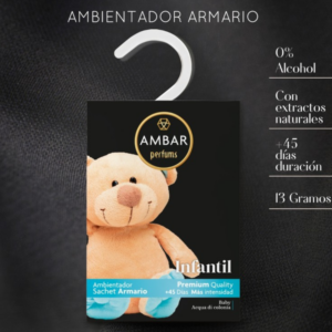 Αρωματικό σακουλάκι ντουλάπας AMBAR Infantil για παιδική χρήση