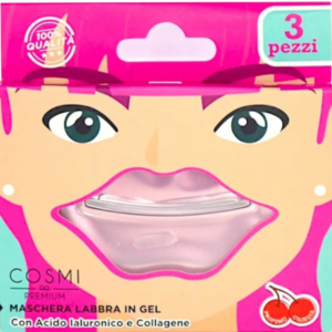 LIP GEL MASK μάσκα χειλιών με υαλουρονικό οξύ και κολλαγόνο COSMI PREMIUM