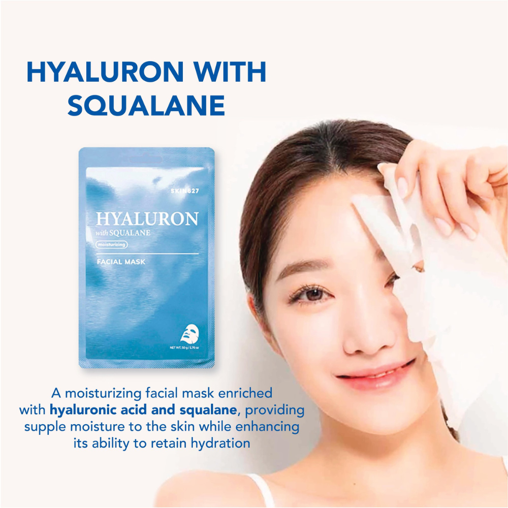 SKIN627 Hyaluron with Squalane Moisturizing Facial Mask 22ml