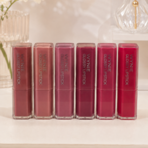 WYNIE glossy lipstick σε 6 αποχρώσεις με λαμπερό glossy τελείωμα
