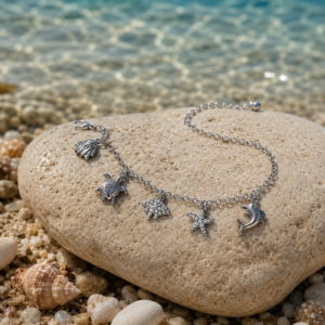 Βραχιόλι με Θαλασσινά Charms από Ανοξείδωτο Ατσάλι by Beautyshow