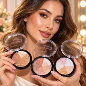 Wynie powder Highlighter Palette 5 Αποχρώσεων περιλαμβάνει 5 highlighters σε πούδρα με λεπτή, μεταξένια υφή και υψηλή απόδοση. Οι αποχρώσεις μπορούν να χρησιμοποιηθούν ξεχωριστά ή συνδυαστικά για έντονο, πολυδιάστατο extra glow.